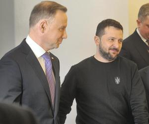 Andrzej Duda i Wołodymyr Zełenski