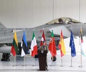 Włoskie myśliwce Eurofighter na Litwie 