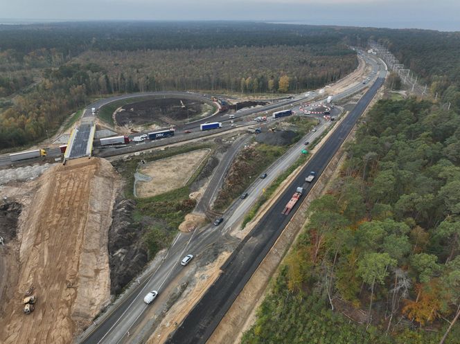 Budowa dwóch odcinków S3 między Świnoujściem i Troszynem. Nowe zdjęcia 