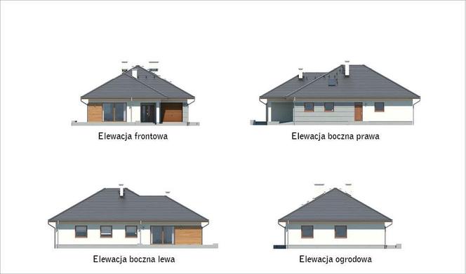 Projekt domu Przemyślana decyzja od Muratora - wizualizacje, plany, rysunki