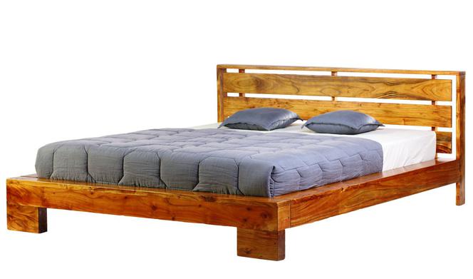 Drewniane łóżko z mango