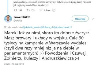 Kukiz popłynął i straci władzę