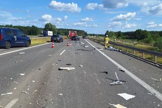 Wypadek na S5 koło Rawicza