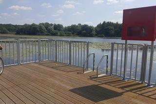 Pomost widokowy na Pogorii II w Dąbrowie Górniczej