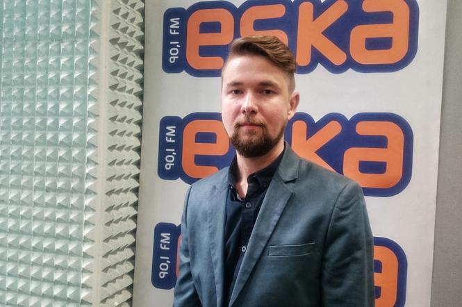 Paweł Kuzik odwiedził studio Radia ESKA