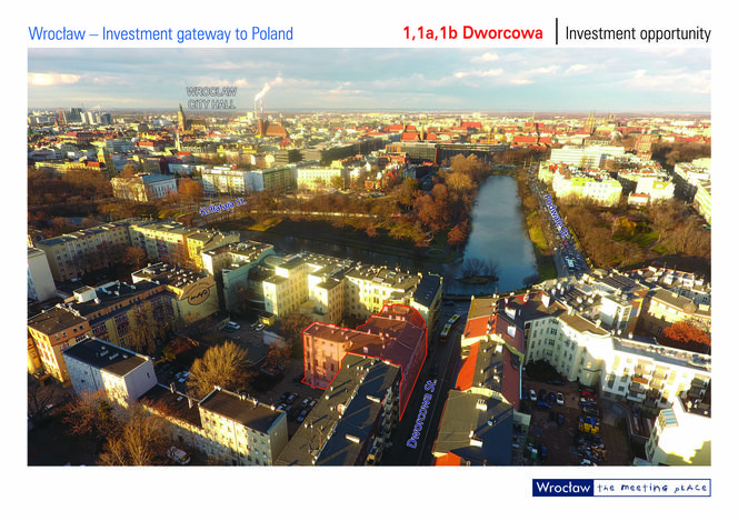 Kamienice przy ul. Dworcowej 1, 1a i 1b we Wrocławiu.