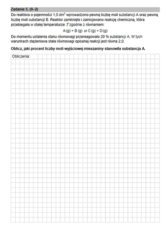 Matura rozszerzona 2022 chemia - arkusz PDF