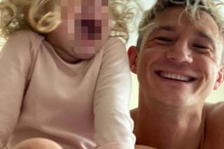 Jakub Rzezniczak z córką 