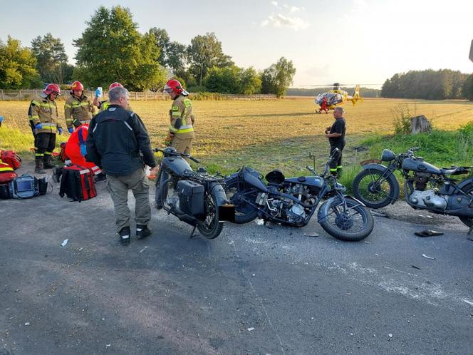 Lipie. Wjechał w motocyklistę, drugi nie zdążył wyhamować