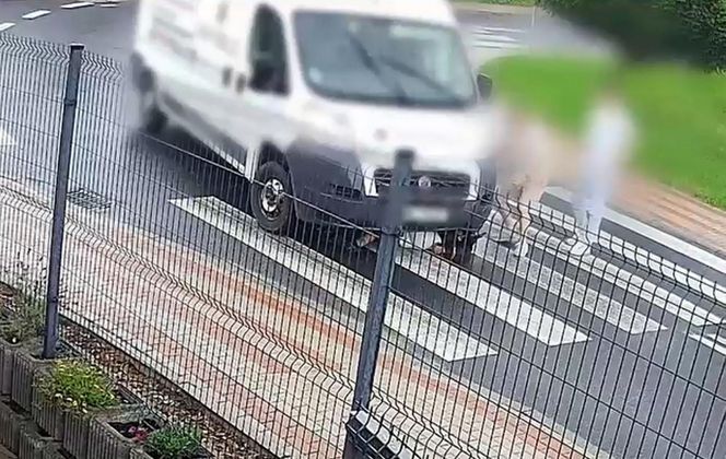 12-latek wpadł wprost pod dostawczaka