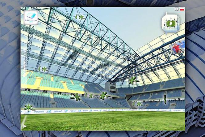 Spółka EURO Poznań 2012 uruchomiła interaktywny projekt umożliwiający wirtualny spacer po poznańskim stadionie