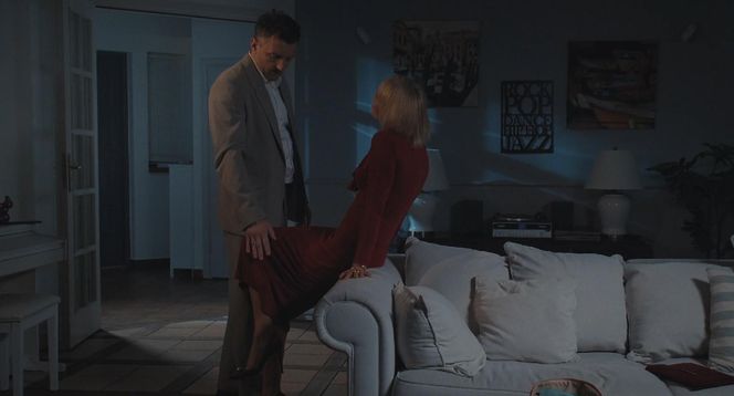 M jak miłość odc. 1876. Dorota (Iwona Rejzner), Bartek (Arkadiusz Smoleński)