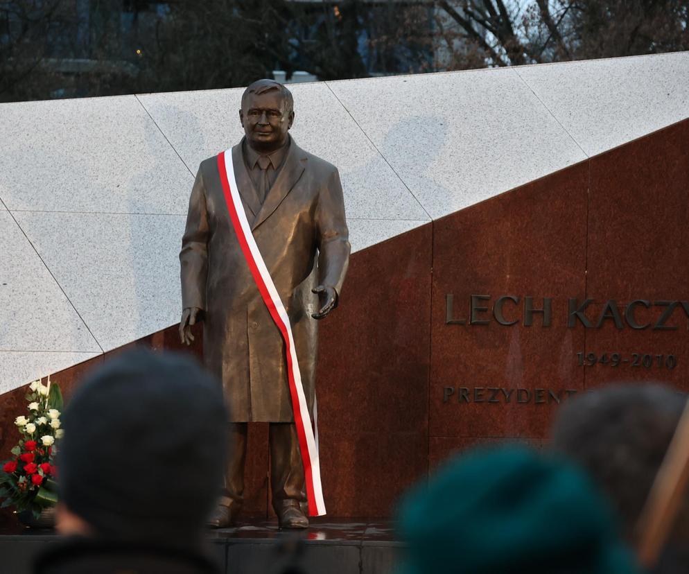 Odsłonięcie pomnika Lecha Kaczyńskiego przy Placu Teatralnym w Lublinie