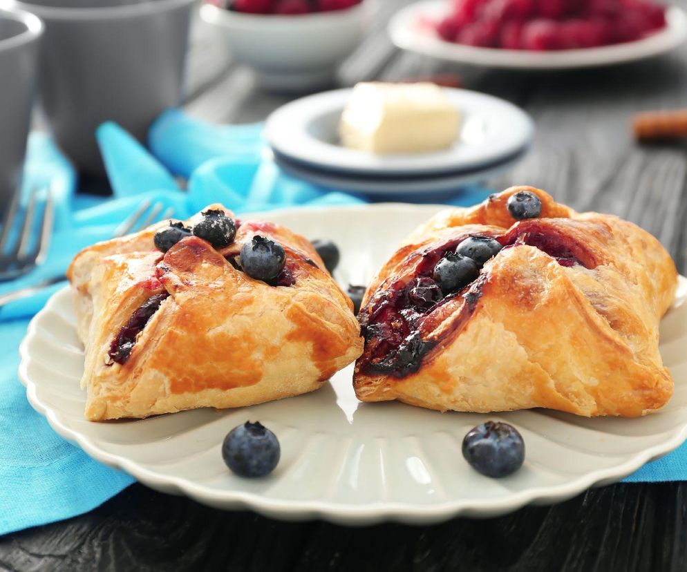 kieszonki z borówkami