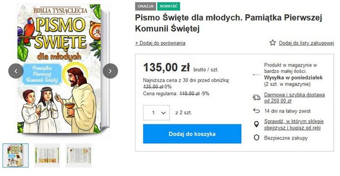 Prezent na święta Bożego Narodzenia od ojca Rydzyka. Sprawdziliśmy ofertę i ceny