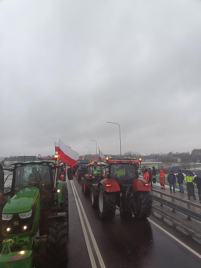 Protest rolników w Modliborzycach