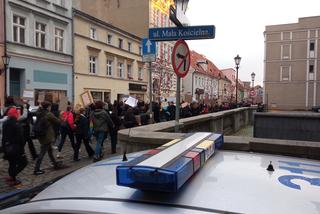 środowy protest w Lesznie