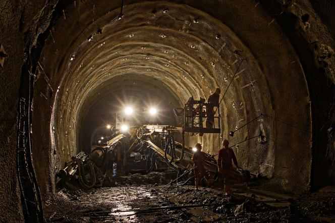 Budowa Tunelu Bazowego Brenner na granicy Austrii i Włoch