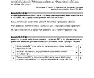 Biologia arkusze MATURA 2024 rozszerzenie FORMUŁA 2015