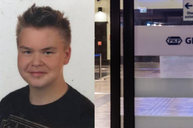 Zaginął 16-letni Dominik Wdowiak. Nagle wysiadł z pociągu, nie ma po nim śladu [RYSOPIS]