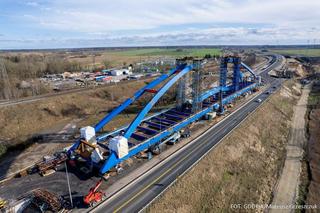 Budowa mostu w Wolinie nad rzek Dziwną S3 LUTY 2024