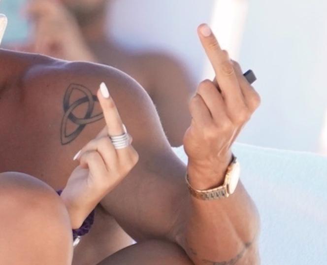 Sandra Kubicka z chłopakiem na plaży