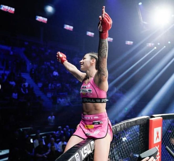 Laura Grzyb przed i po walce na KSW