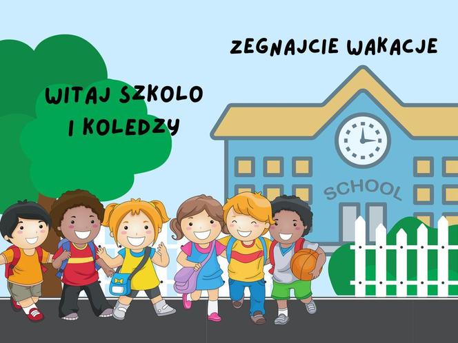 kartka na rozpoczęcie roku szkolnego z życzeniami