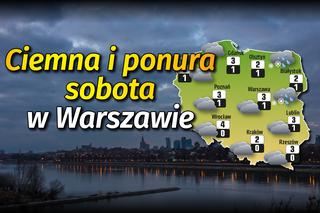 Warszawa: Pogoda na sobotę 12.12. Ciemna i ponura sobota w Warszawie 