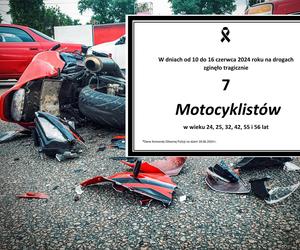 7 motocyklistów zginęło w wypadkach. Ważny apel