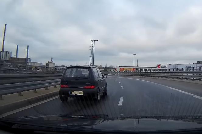 Fiat Seicento, wypadek na moście Grota Roweckiego