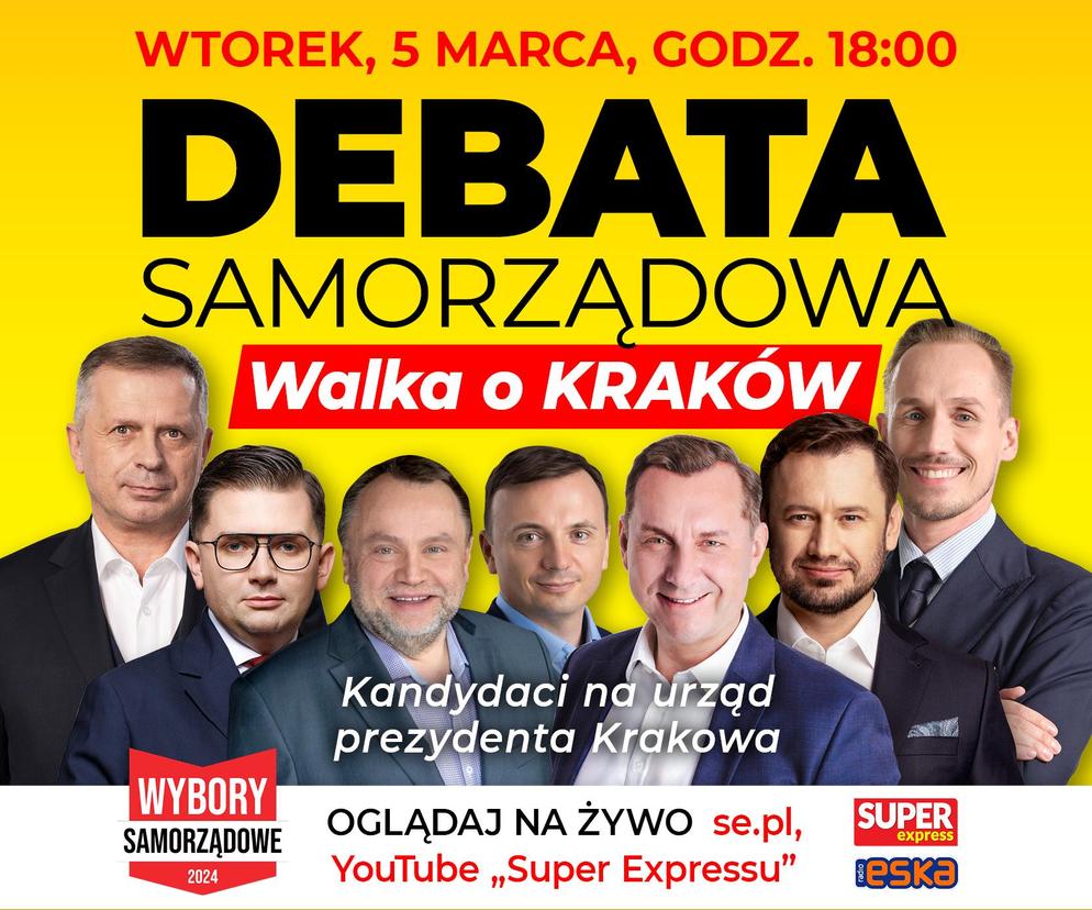 Debata prezydentów Krakowa