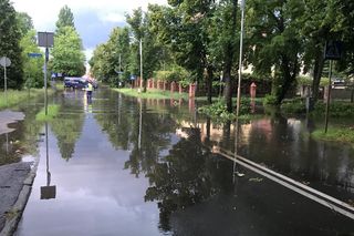Gwałtowne burze nad Śląskiem. Strażacy mają pełne ręce roboty