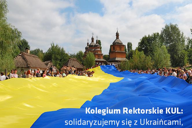 KUL solidarny z Ukrainą 