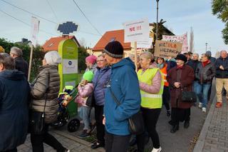 Protest mieszkańców Kostuchny przeciwko budowie wieżowców