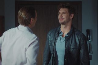 M jak miłość odc. 1838. Marcin (Mikołaj Roznerski), Olek (Maurycy Popiel)