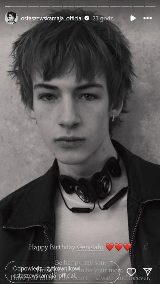 Franciszek Englert, Maja Ostaszewska