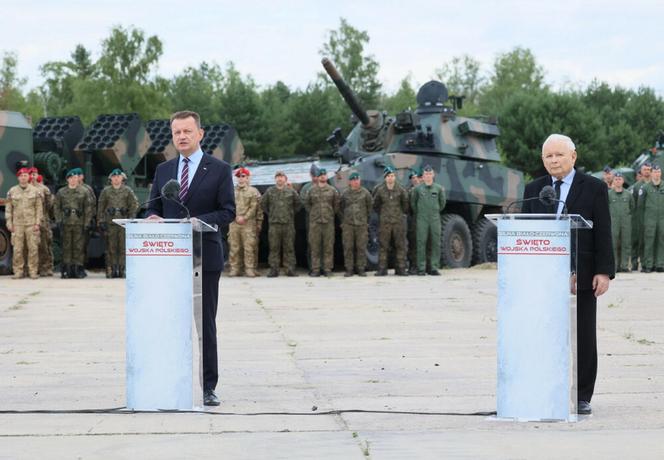 Błaszczak i Kaczyński zapowiadają obchody święta Wojska Polskiego