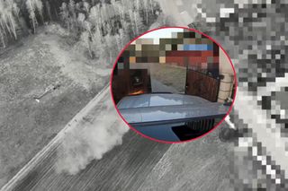 Starnowali bramę samochodem pancernym, obok lądował śmigłowiec z antyterrorystami. Spektakularna akcja policji na Mazowszu