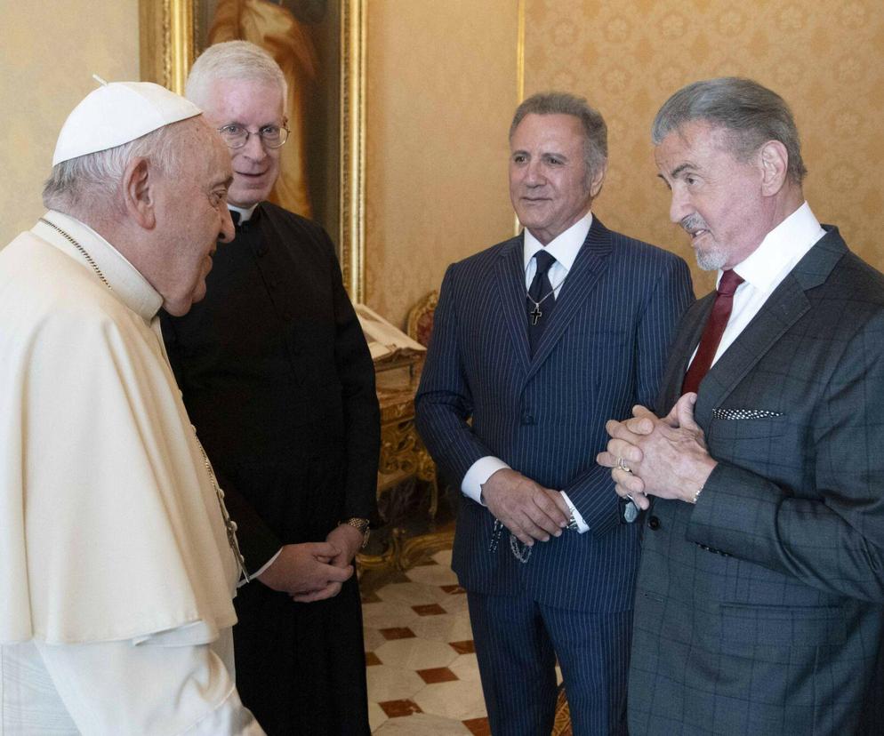 Sylvester Stallone / Papież Franciszek