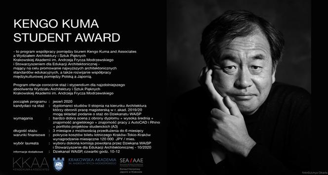 Kengo Kuma Student Award dla Polaków