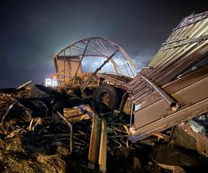 Spalone ciało leżało na drodze. Koszmarny wypadek na autostradzie A4 w Zabrzu