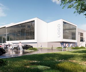 Rozbiórka pływalni Akwawit w Lesznie. Marzec 2025