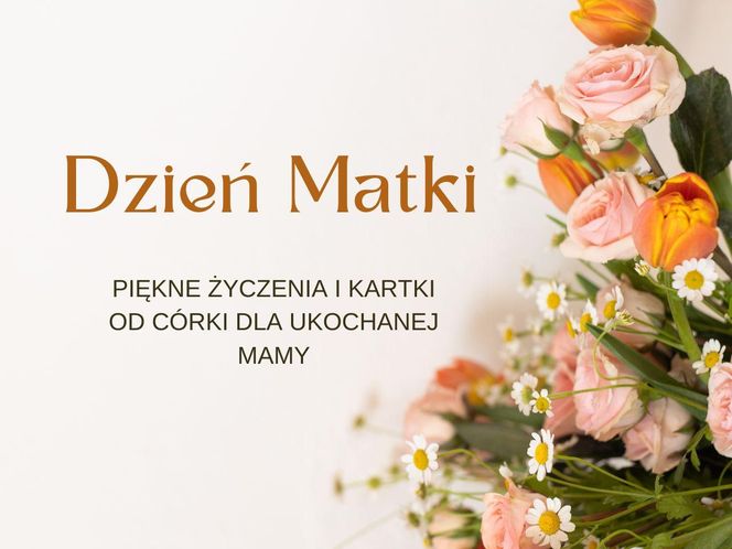 Życzenia od córki dla mamy