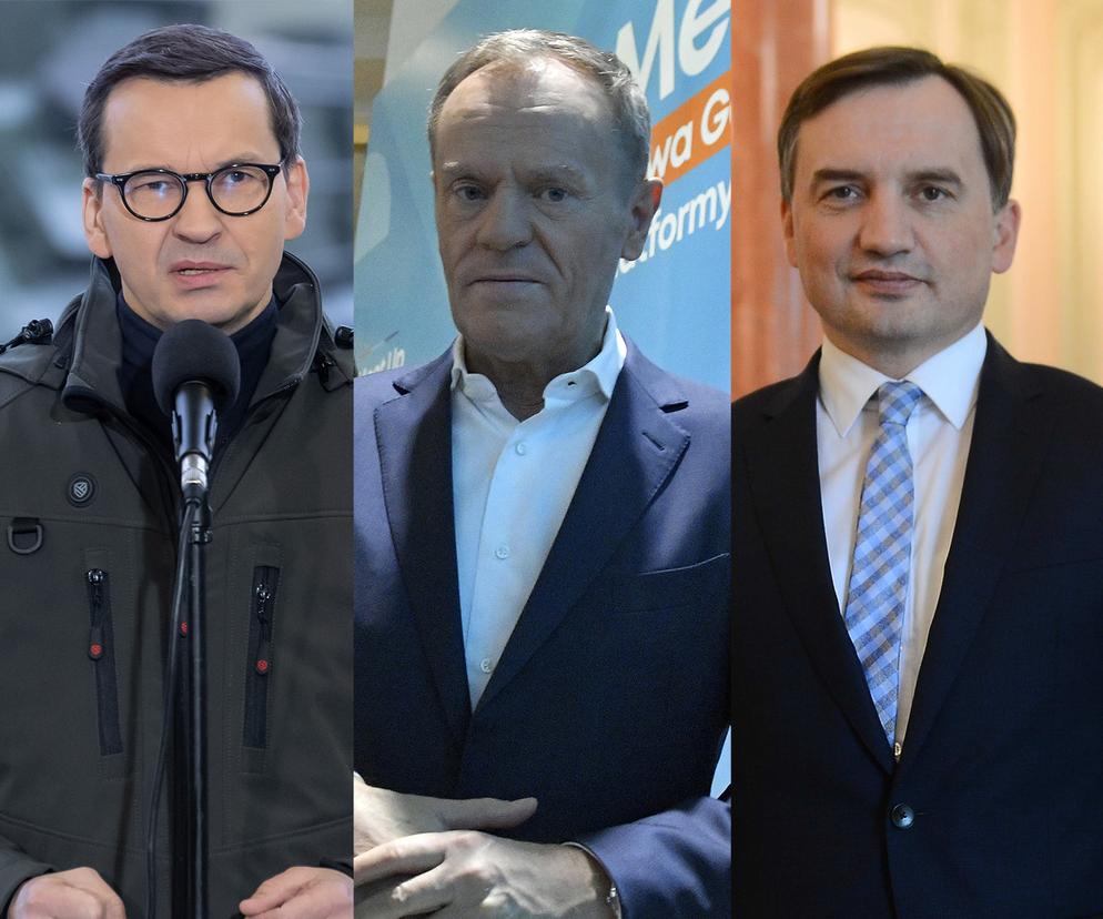 Mateusz Morawiecki, Donald Tusk, Zbigniew Ziobro