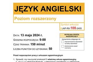 Matura 2024: angielski rozszerzony formuła 2015. Odpowiedzi i arkusz CKE