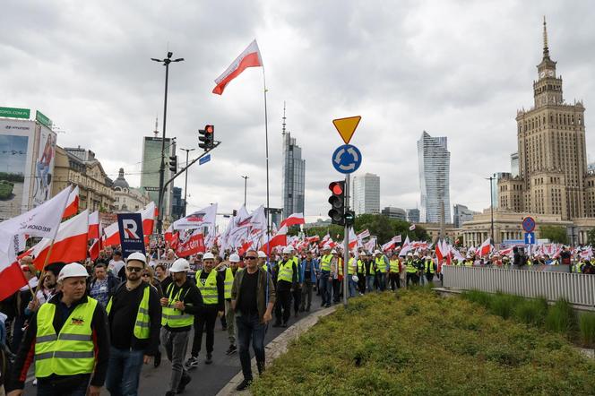 Protest w Warszawie 