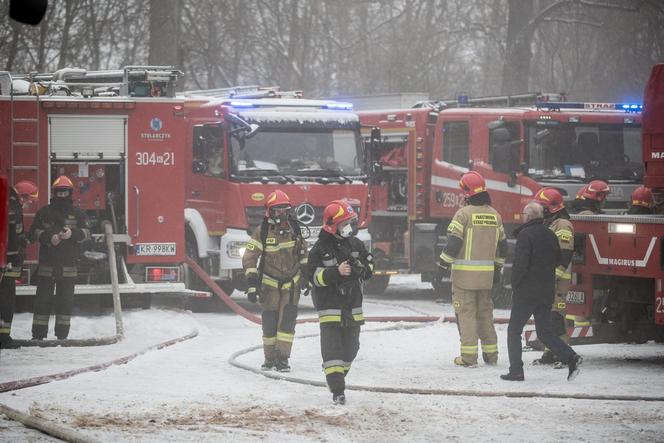 Pożar archiwum miejskiego w Krakowie