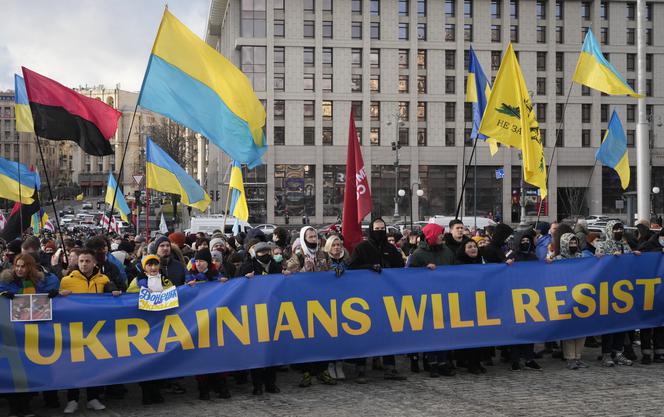 Demonstracje w Kijowie przeciw wojnie 