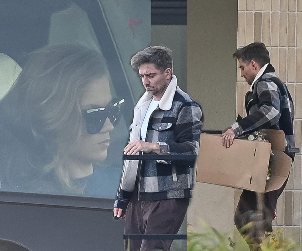 Agnieszka Kaczorowska siedzi i pachnie, a Rogacewicz wynosi śmieci i je kanapke poza autem... Fajna para?